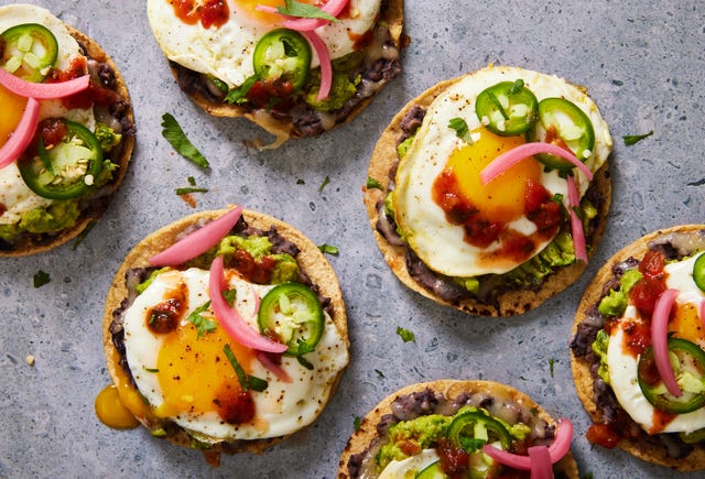 Breakfast Tostadas - Delish.com breakfast tostadas