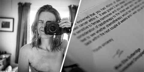 This breast cancer survivor documented her illness with a series of powerful photographs