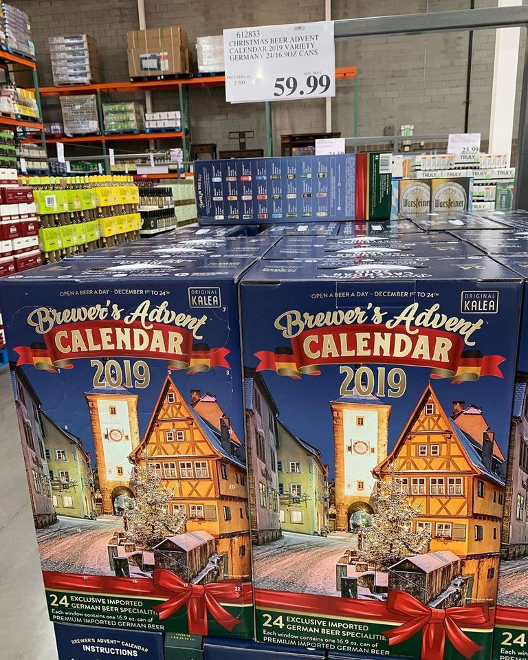 Advent Beer Calendar Costco Customize and Print