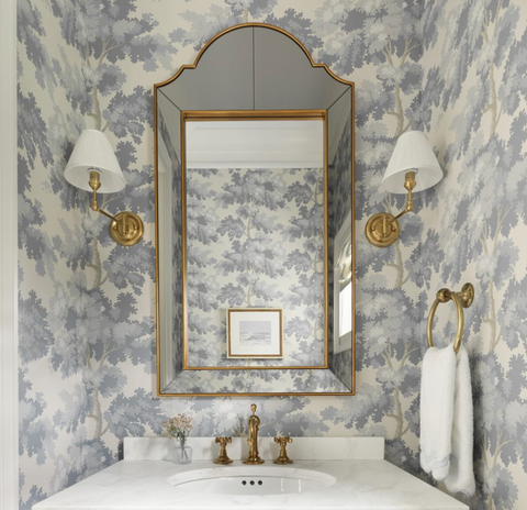 bria hammel greenwich home tour powder room