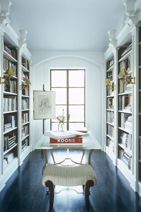 Floor To Ceiling Shelving Ideas, Tall Narrow White Bookcase With Doors And Windows