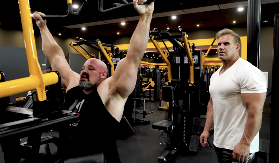 Strongman Brian Shaw Took on Jay Cutler's Mr. Olympia Back Workout