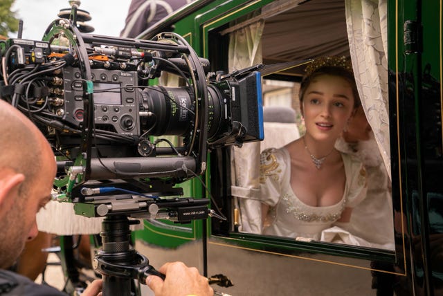 Rodaje de 'Los Bridgerton' 2: primeras fotos de Daphne