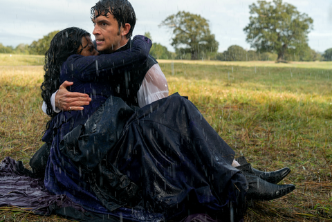 bridgerton l to r simone ashley as kate sharma, jonathan bailey as anthony bridgerton in episode 208 of bridgerton cr liam daniel