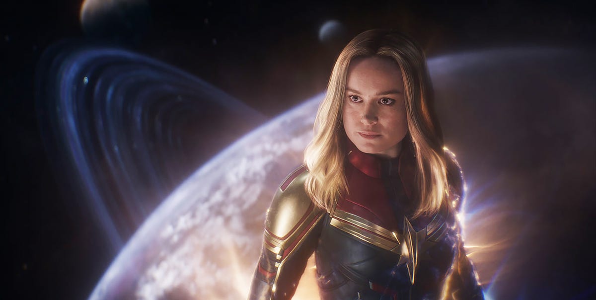 Captain Marvel's hair was fake in Avengers Endgame