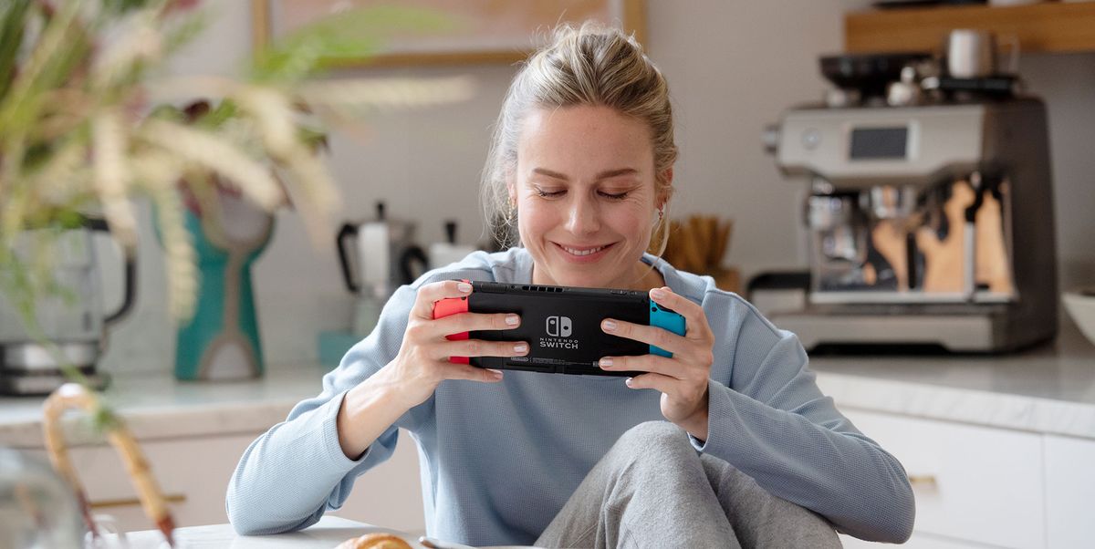 Brie Larson Took Me Through Her Favorite Nintendo Switch Games, From Fortnite to Luigi's Mansion 3