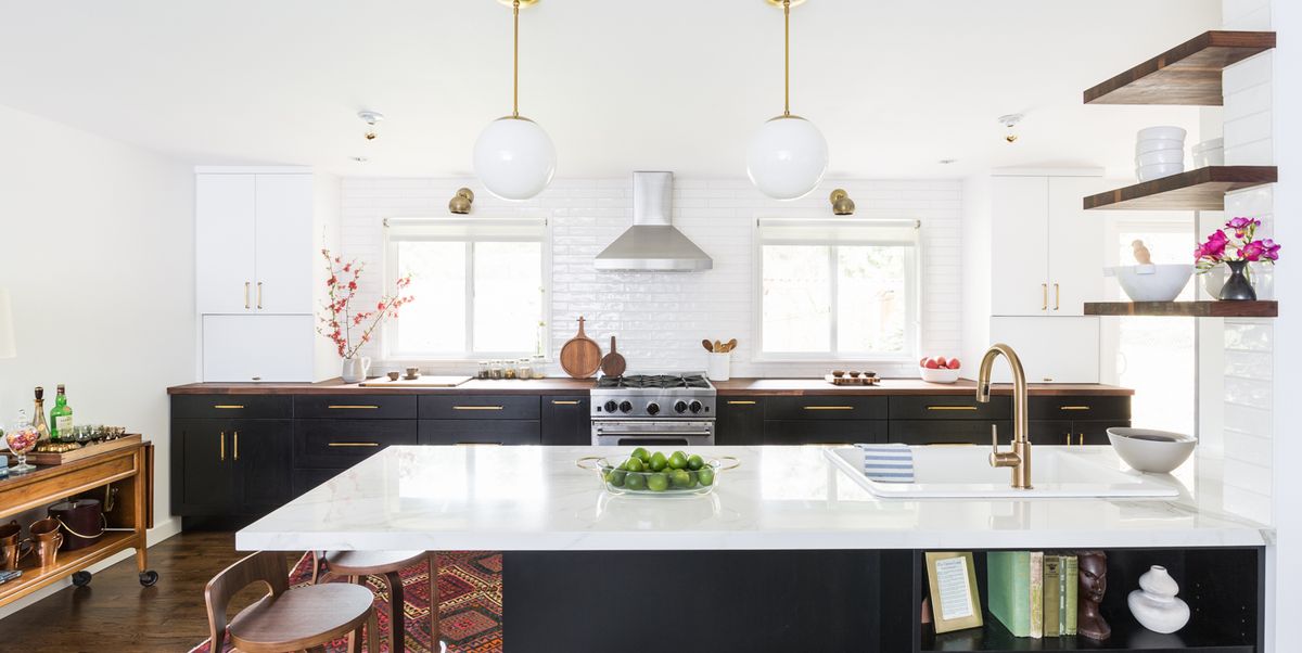 Kitchen Peninsula Ideas 34 Gorgeous, Orleans Kitchen Island With Marble Top