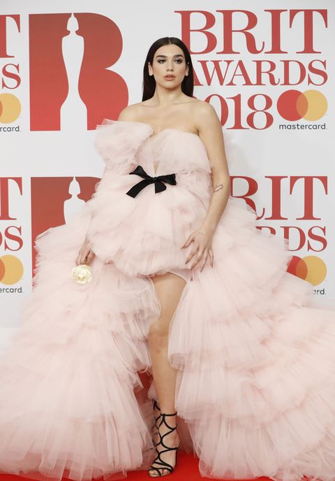 Brit Awards 2018 red carpet - Dua Lipa