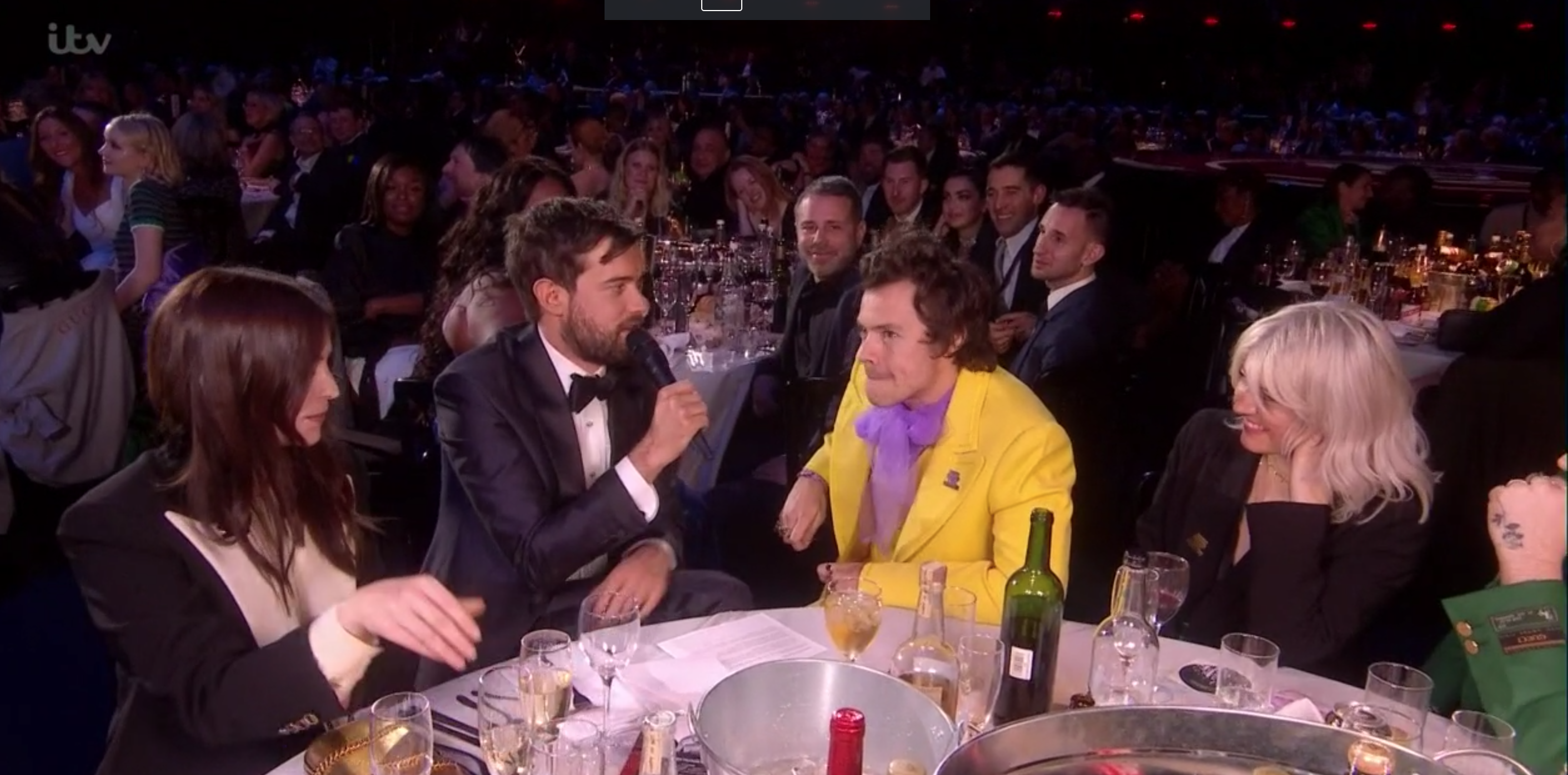 Jack Whitehall Makes Awkward Gaffe With Harry Styles At Brits