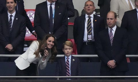 Prince George with his parents at the Euro 2020 final prince george with his parents