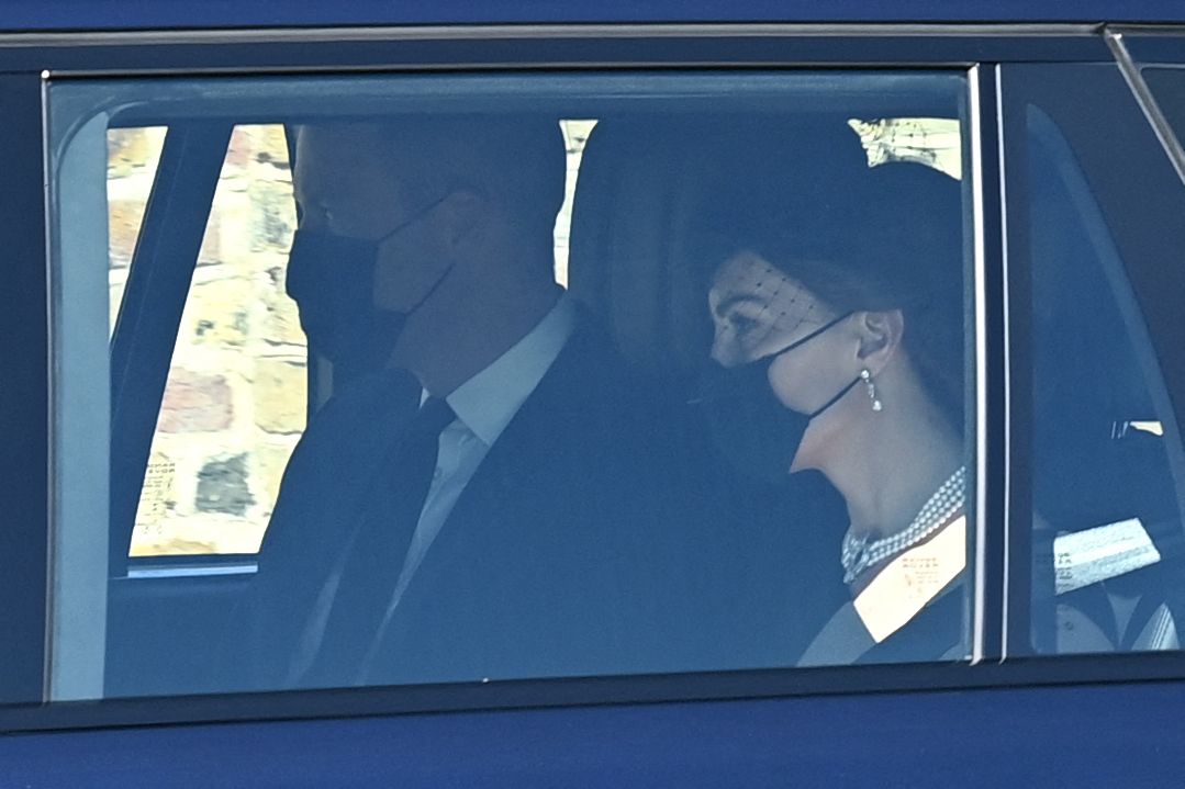 Kate Middleton Arrives to Prince Philip's Funeral - Flipboard