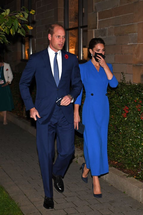 kate and william at a reception during the climate summit