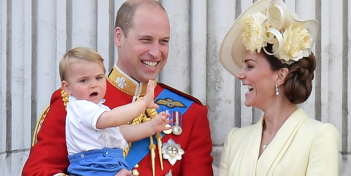 Prince Louis Waves at Trooping the Colour 2019