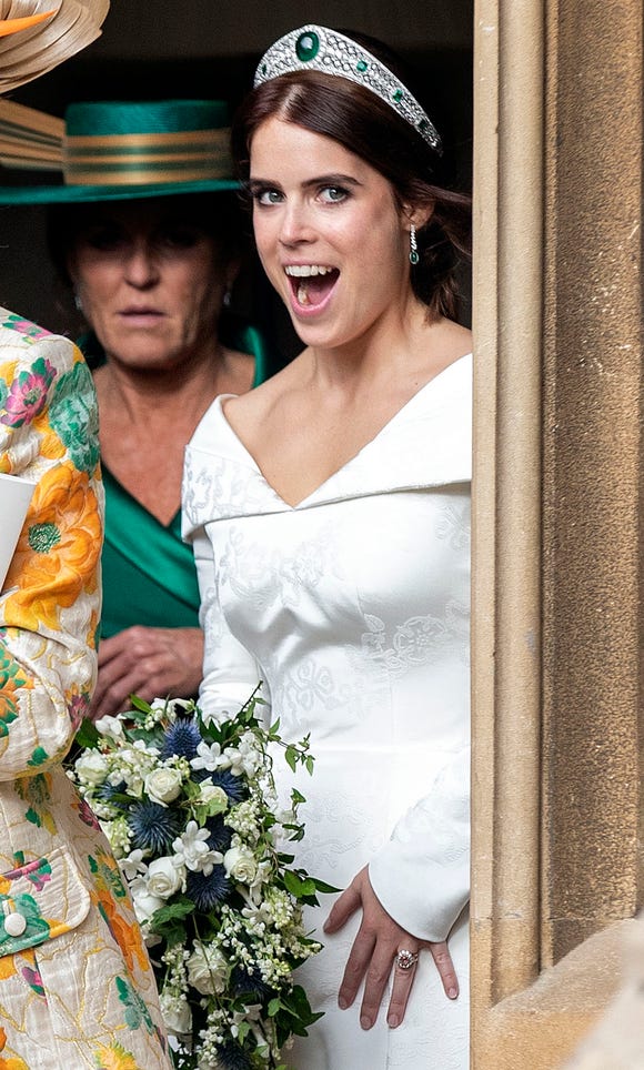 BRITAIN-ROYALS-WEDDING-EUGENIE