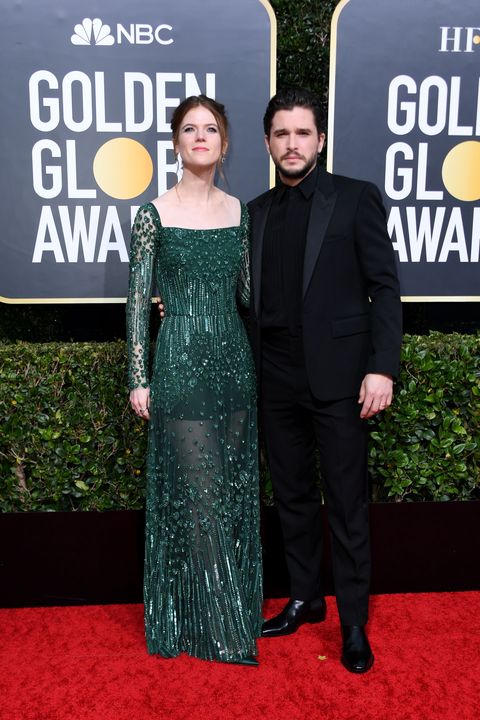Kit Harington and Rose Leslie Attend the 2020 Golden Globes