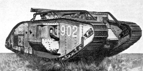 Cartier tank - British Army Tank WW1