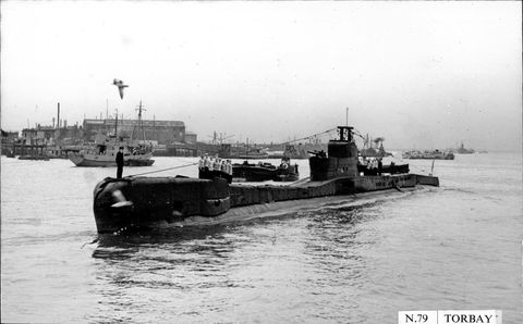 british royal navy submarine hms torbay