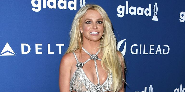 Britney Spears Wore A Sparkly Naked Dress To The 2018 Glaad Awards