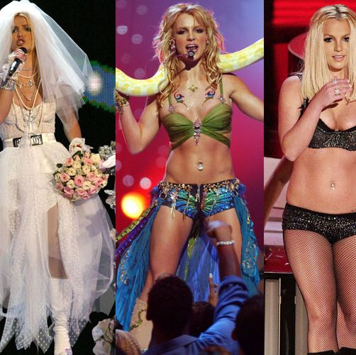 Britney Spears Nude Sex Tape - A definitive ranking of every outfit Britney Spears has worn to the MTV  Video Music Awards