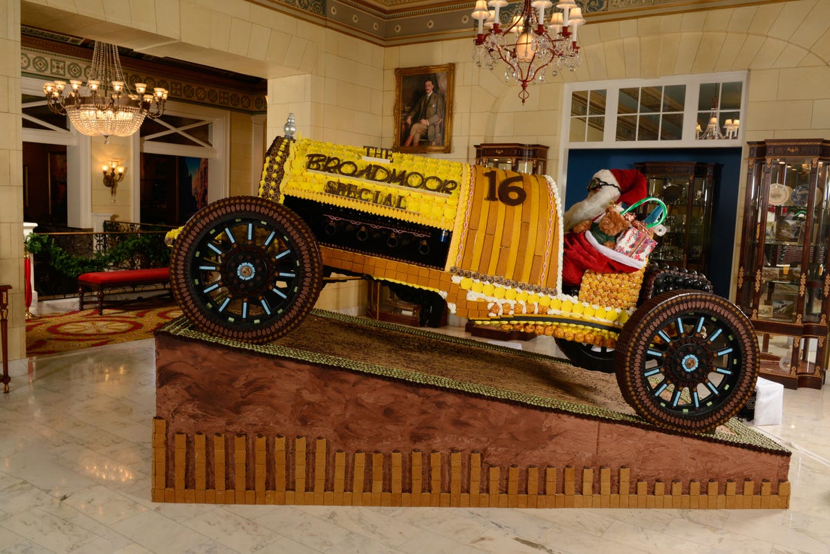 Classic Pikes Peak Race Car Made of Gingerbread Says Merry ...