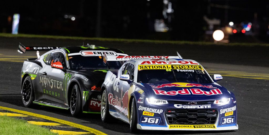 A You-Gotta-See-to-Believe Australian Supercars Finish, as Cam Waters Wins by .03 Seconds