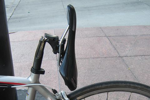 broken bicycle seatpost