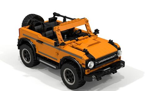 2021 Ford Bronco Becomes Lego Model Thanks to a Ford Engineer