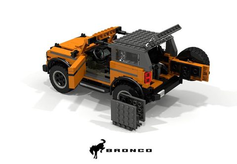 2021 ford bronco in legos