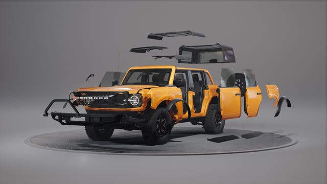exclusive bronco® two  and four door modular platform allows owners to easily create the 4x4 of their dreams, whether it’s a simple grille change and new fender flares or building out a full custom machine