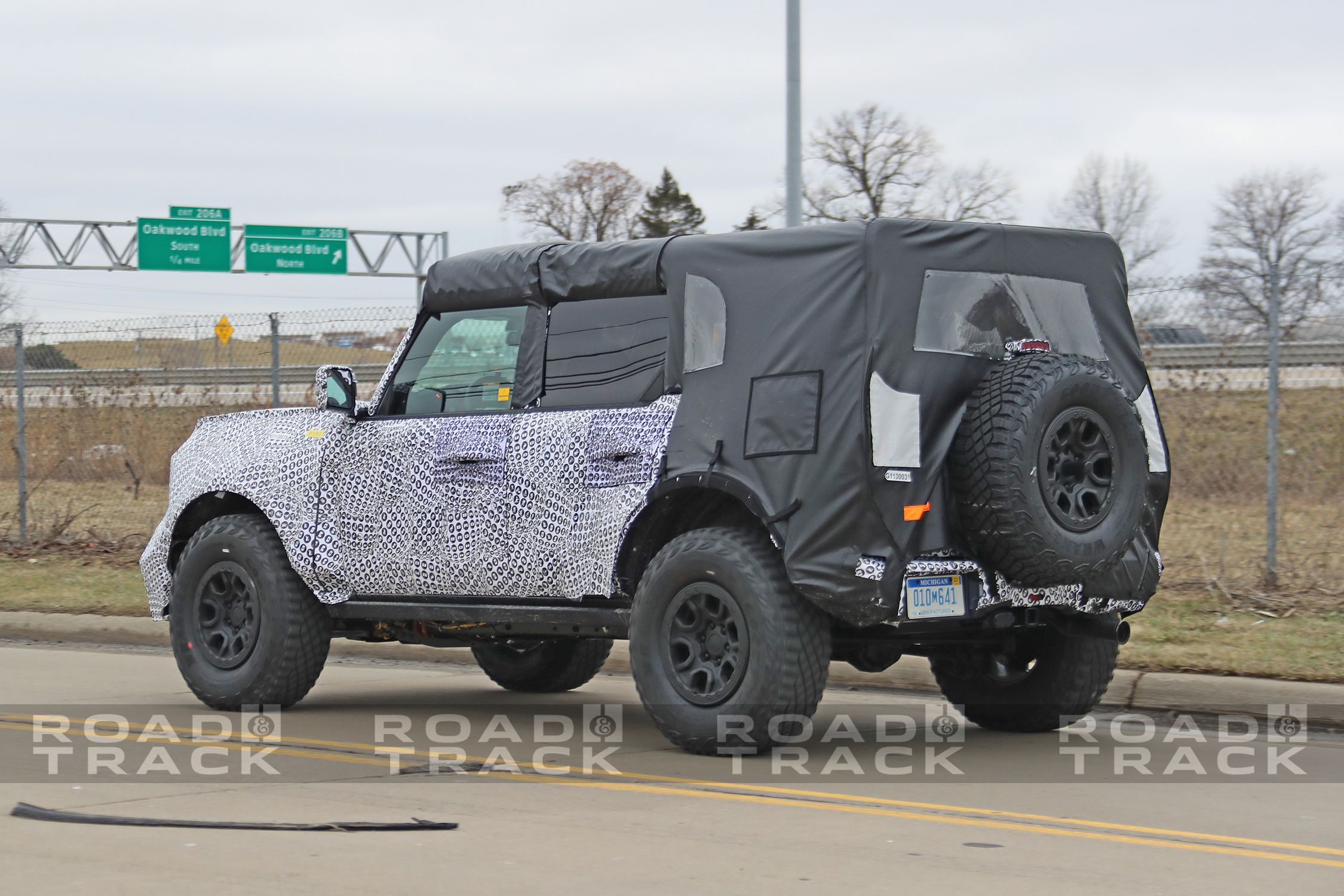 2021 Ford Bronco Spy Shots on the Road - Bronco Prototype Spotted