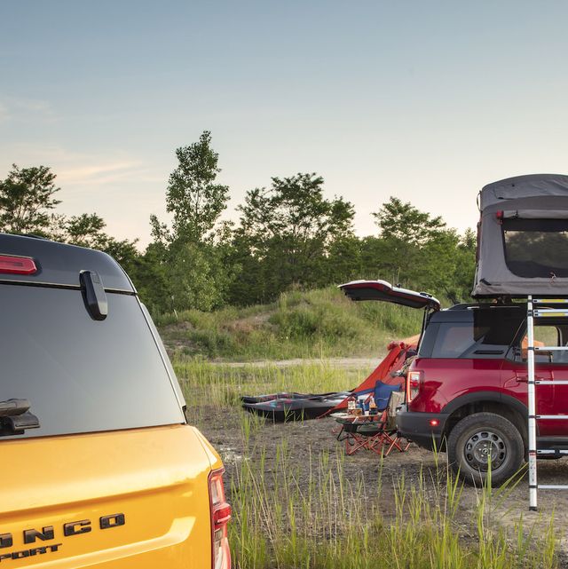 ford bronco sport camping