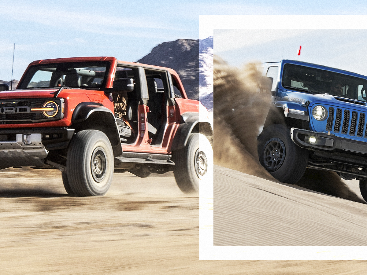 Comparing the Ford Bronco Raptor and Jeep Wrangler 392