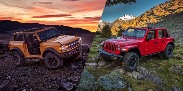 It's Bronco vs. Wrangler in a Bench Racing Battle