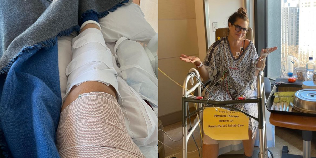 How Brooke Shields Broke Her Femur and How She’s Recovering at 55