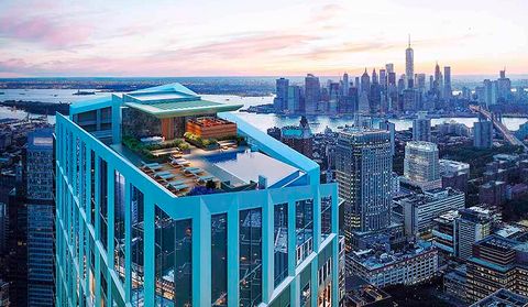 La piscina infinita con las mejores vistas de Nueva York está a 207 metros de altura