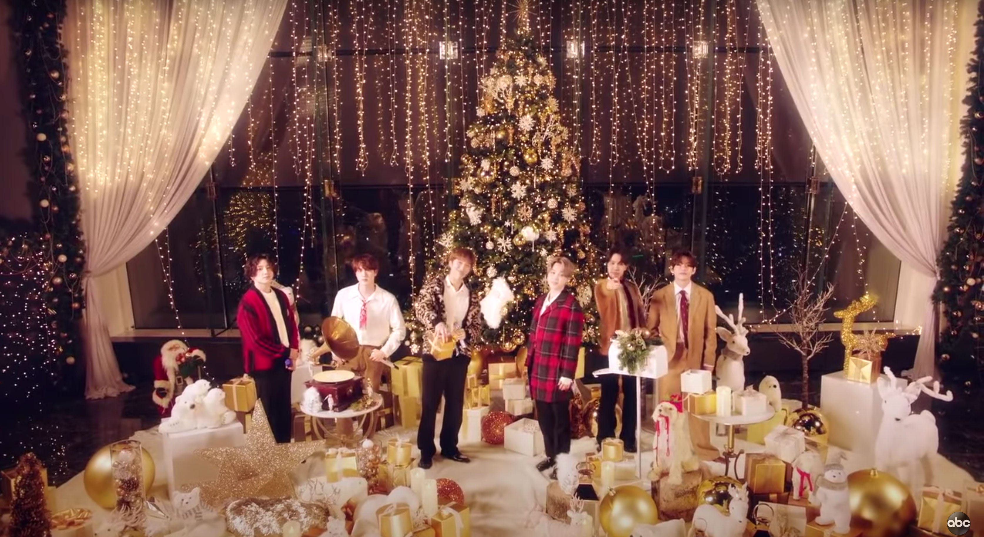 Let BTS Start Your Holiday Season Right With Their Jolly ‘Santa Claus Is Comin’ to Town’ Performance