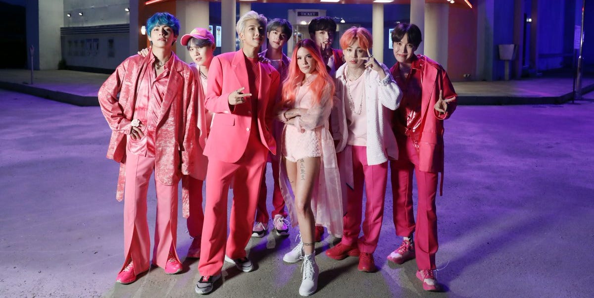 BTS and Halsey &#39;Boy With Luv&#39; Lyrics in English - New BTS and Halsey Music Video