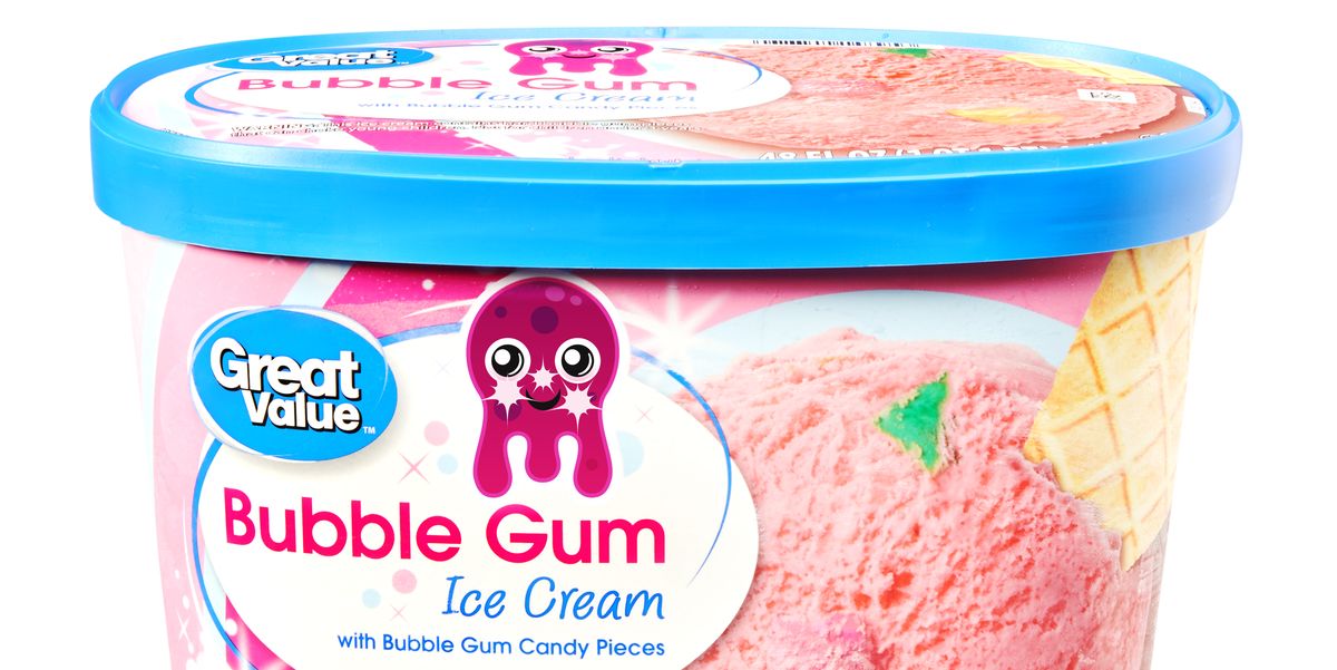 Walmart S Bubble Gum Ice Cream Has Actual Bubble Gum Pieces In It