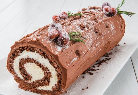 Best Bûche de Noël Recipe - How To Make Yule Log Cake