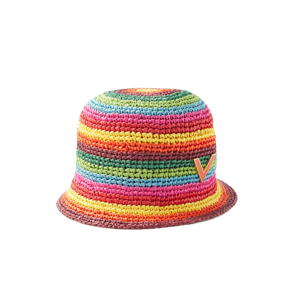 Cappello bucket con logo Farfetch Donna Accessori Cappelli e copricapo Cappelli Cappello Bucket Rosa 