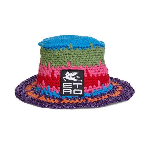 Luisaviaroma Donna Accessori Cappelli e copricapo Cappelli Cappello Bucket Cappello Bucket In Rafia Con Logo 
