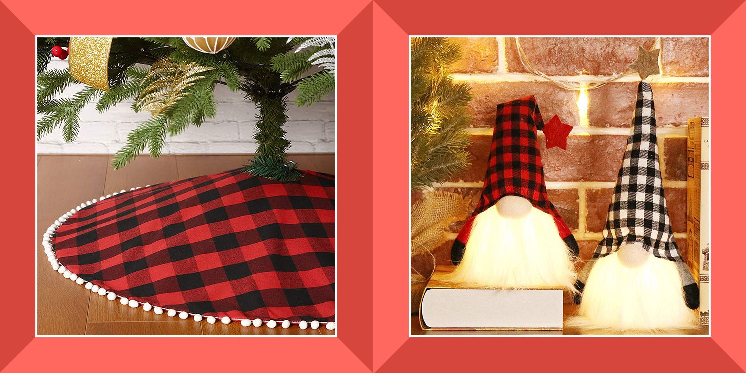 buffalo plaid decor christmas