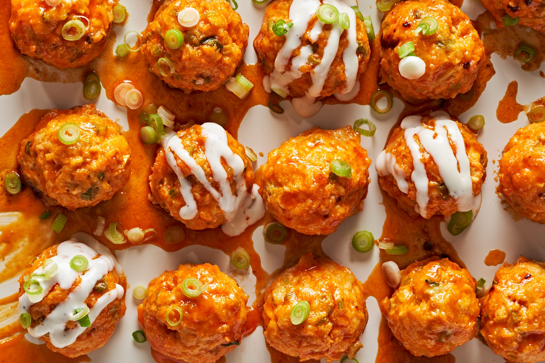 Forget Wings—Extra-Saucy Buffalo Chicken Meatballs Are Our New Favorite Party App