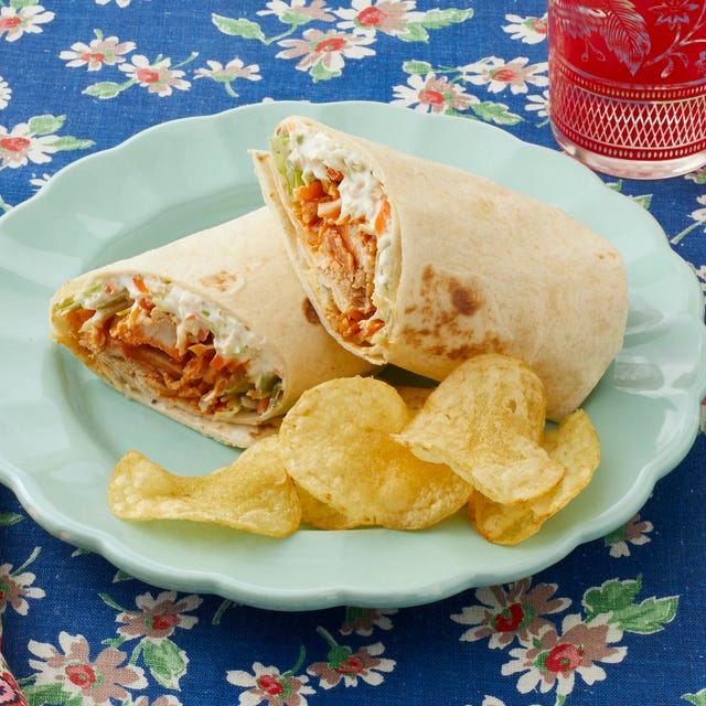 bøffel kylling wrap bøffel kylling wrap