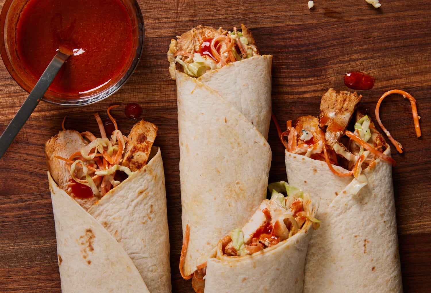 These Buffalo Chicken Wraps Are Everything You Love About The Game Day Classic, Made Portable