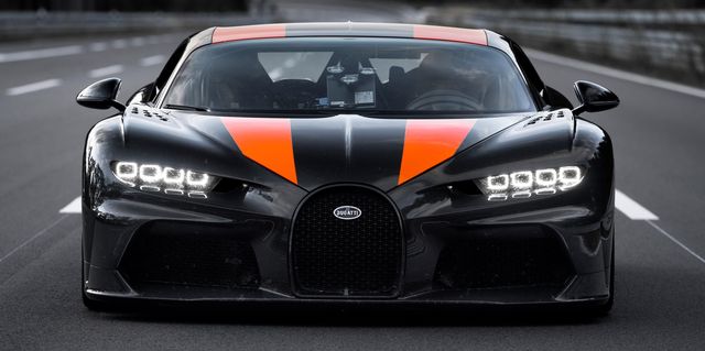 bugatti chiron top speed test