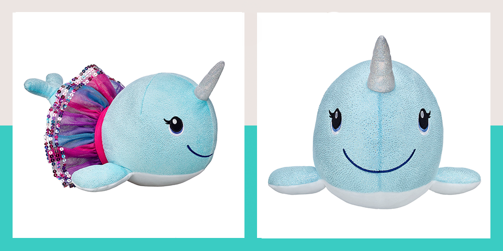 narwhal teddy bear