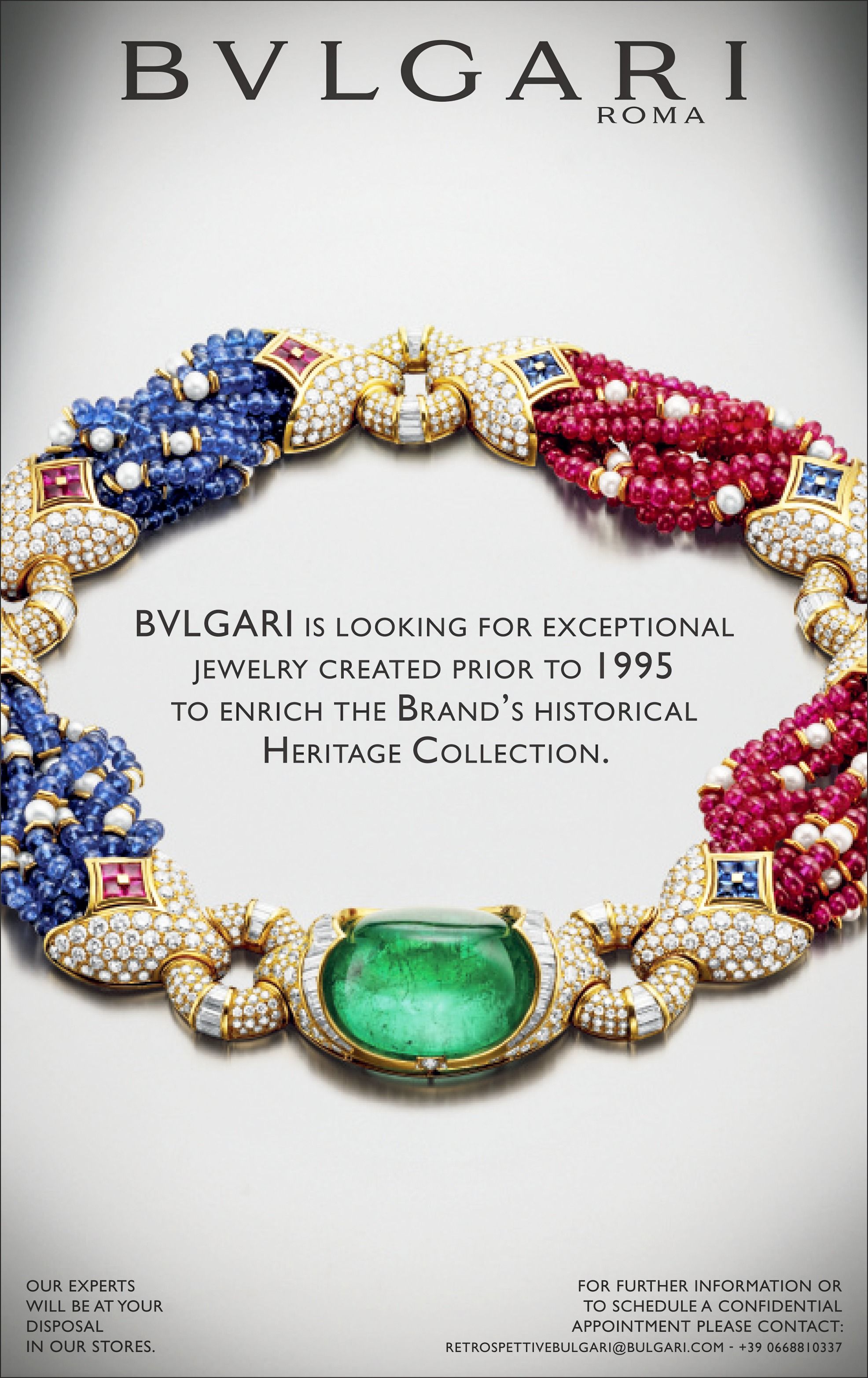 bvlgari jewelry collections