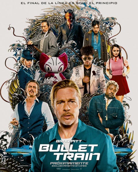 poster bullet train poster bullet train