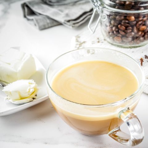 Bulletproof coffee with butter